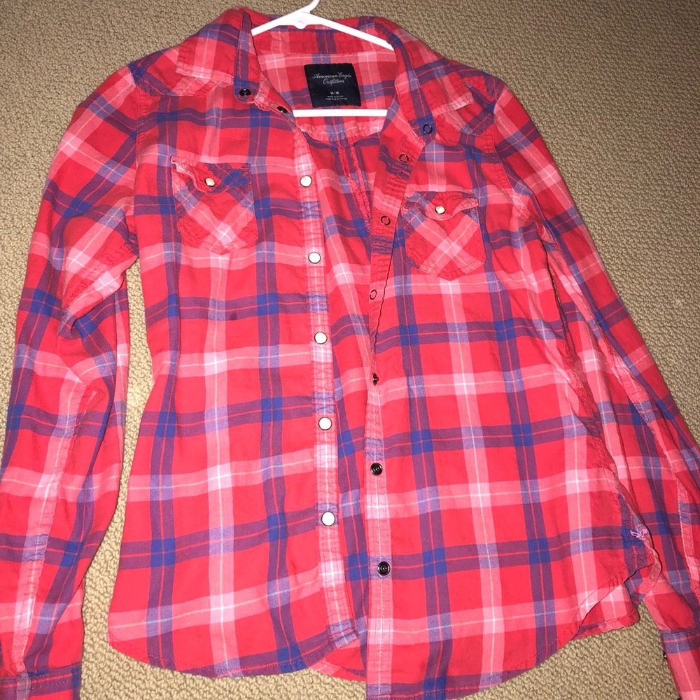American Eagle flannel button down